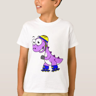 Darstellung eines Skaten Tyrannosaurus Rex. T-Shirt