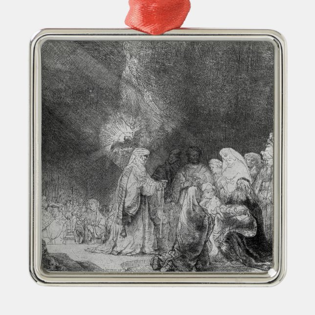 Darstellung im Tempel 2 Silbernes Ornament (Vorne)