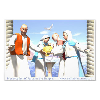 Darstellung Jesu im Tempel Fotodruck