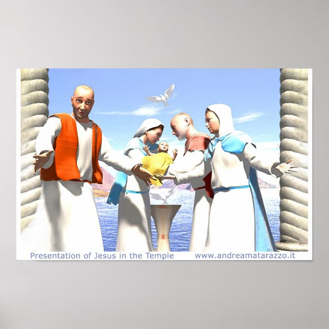Darstellung Jesu im Tempel Poster (Vorne)