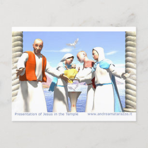Darstellung Jesu im Tempel Postkarte