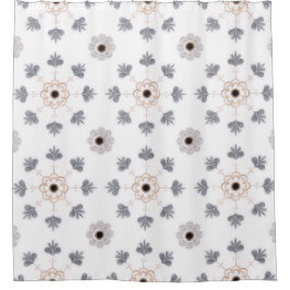 Darstellung von Fliesen mit strukturiertem Muster  Duschvorhang