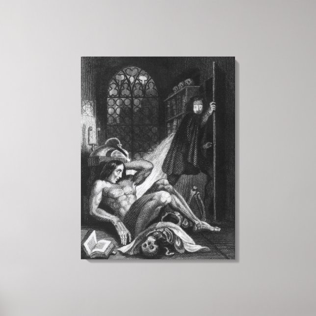 Darstellung von Frankenstein Leinwanddruck (Vorderseite)