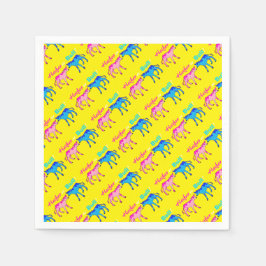 Darstellung von Geschlechtern im Heifer- oder Bull Serviette