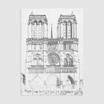 Darstellung von Notre Dame de Paris