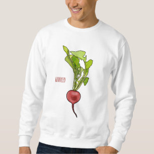 Darstellung von Radieschen-Cartoon Sweatshirt