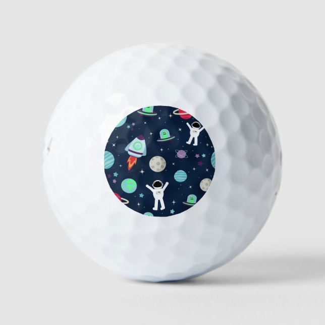 Darstellung von Raummustern Golfball (Vorderseite)