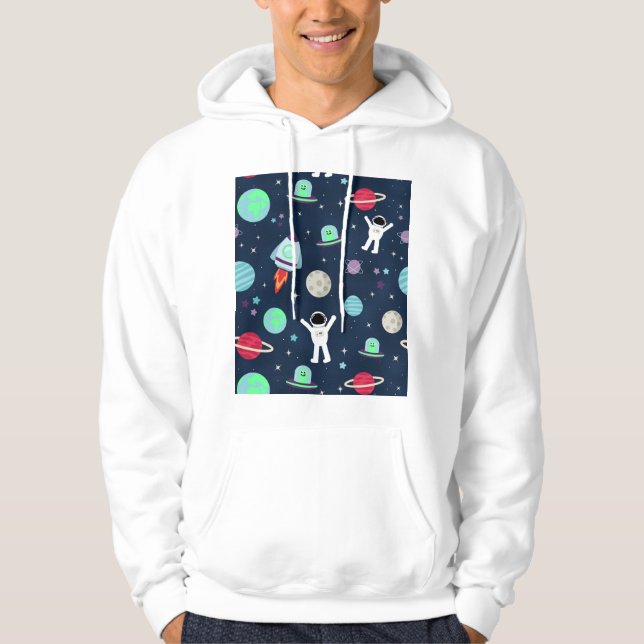 Darstellung von Raummustern Hoodie (Vorderseite)