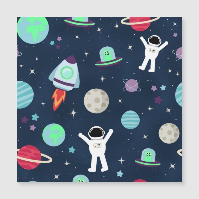 Darstellung von Raummustern Magnetkarte (Vorderseite)