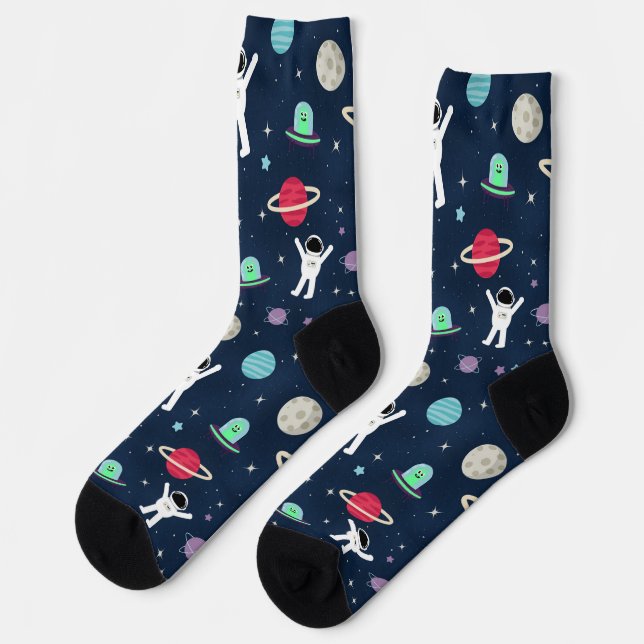 Darstellung von Raummustern Socken (Linkes Detail)