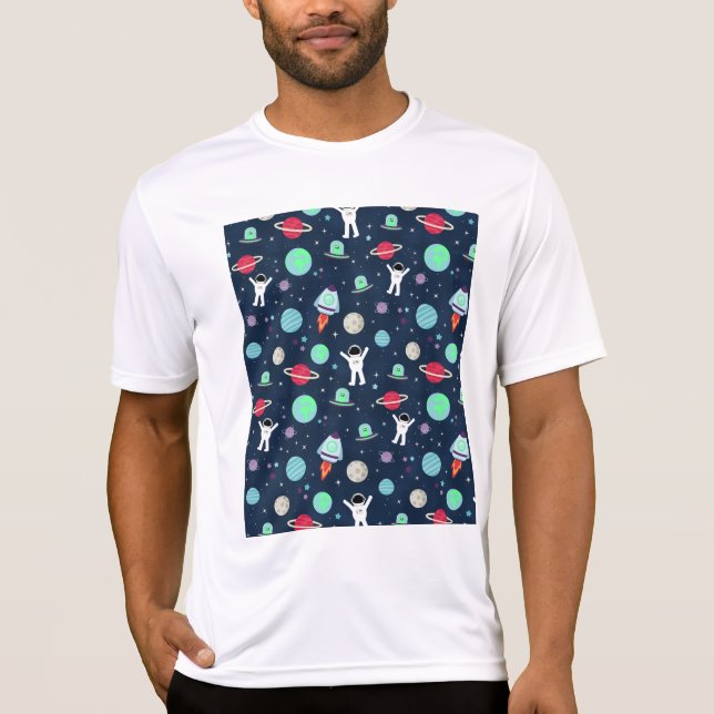 Darstellung von Raummustern T-Shirt (Vorderseite)