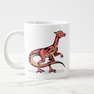 Darstellung von Velociraptor. Jumbo-Tasse