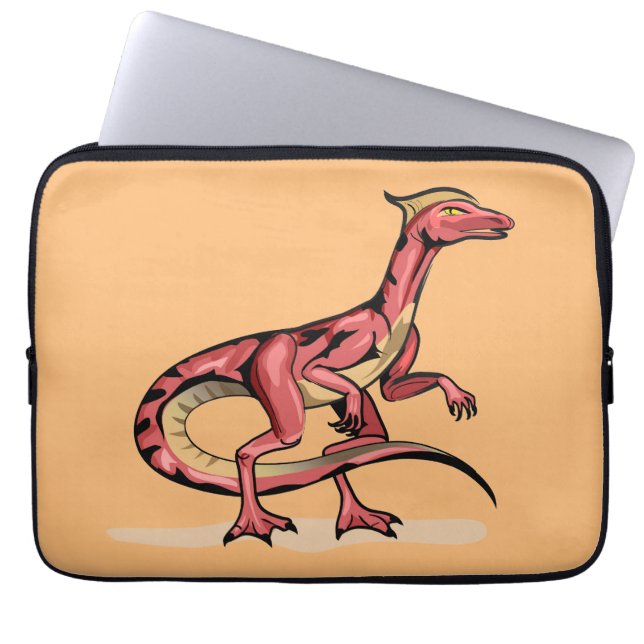 Darstellung von Velociraptor. Laptopschutzhülle (Vorderseite)