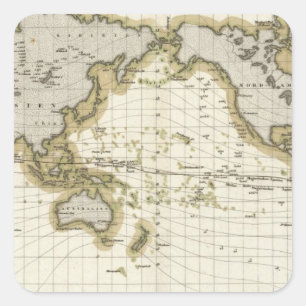Darstellungsisodynamische Linien Quadratischer Aufkleber