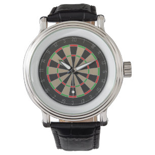 Dart Board Armbanduhr