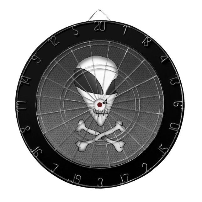 Dart Board - Bereich 51 Skull & Crossbones Dartscheibe (vorne)