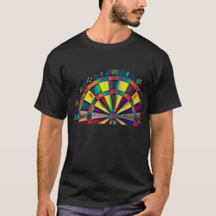 Dart Board Bierbar Party Spiel Sport Fan Design T-Shirt