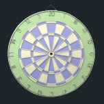 Dart Board: Creme, bleich Lila und leicht grün Dartscheibe<br><div class="desc">Creme,  Lila und hellgrün gefärbtes Dart Board Spiel inklusive 6 Messingdarts</div>