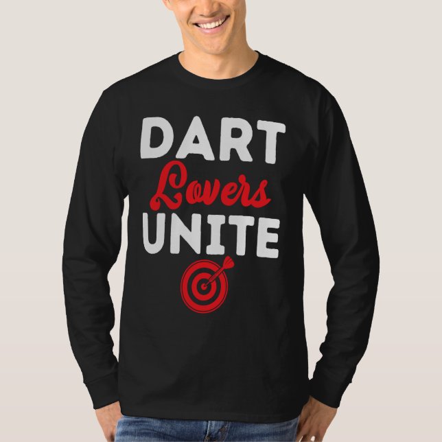 Dart Board Dart  Unite Dar for Teams T-Shirt (Vorderseite)