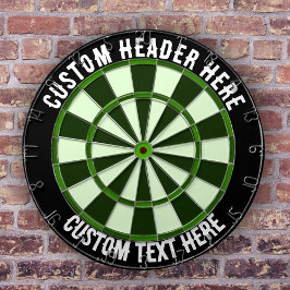 Dart-Board für benutzerdefinierte Textdarts Dartscheibe