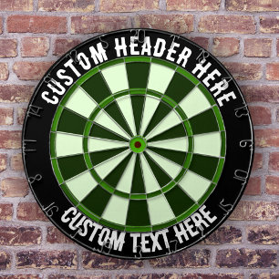 Dart-Board für benutzerdefinierte Textdarts Dartscheibe