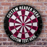 Dart-Board für benutzerdefinierte Textdarts Dartscheibe<br><div class="desc">Das Custom Text Darts Board ist ein hochwertiges, anpassbares Dartboard, mit dem Sie Ihren eigenen Text ganz oben und unten personalisieren können. Das Board wird aus langlebigen, hochwertigen Materialien gefertigt, die Langlebigkeit und Zuverlässigkeit im Laufe der Zeit garantieren. Dieses Dartboard eignet sich ideal für Einzelpersonen oder Unternehmen, die eine persönliche...</div>