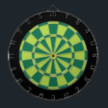 Dart Board: Limon, grün und schwarz Dartscheibe<br><div class="desc">Limones,  grünes und schwarz gefärbtes Dart Board Spiel mit 6 Messingdarbietungen</div>