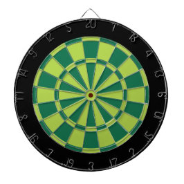 Dart Board: Limon, grün und schwarz Dartscheibe