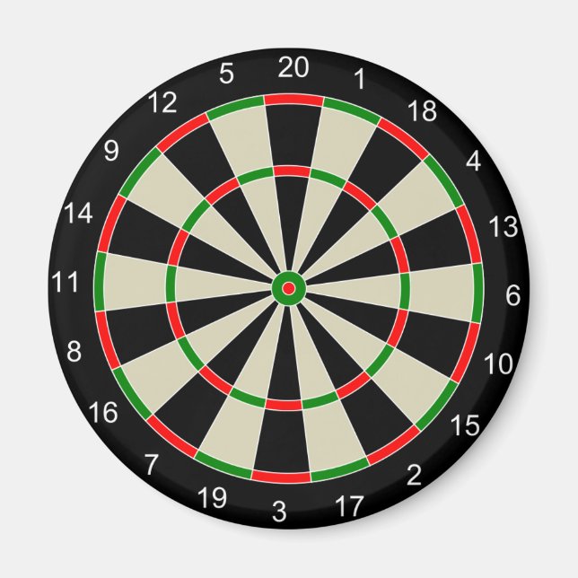 Dart Board Magnet (Vorne)