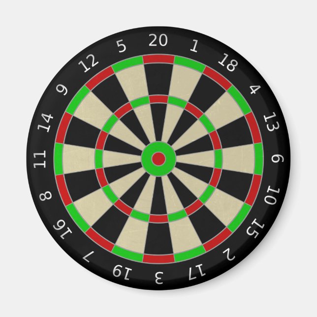Dart Board Magnet (Vorne)