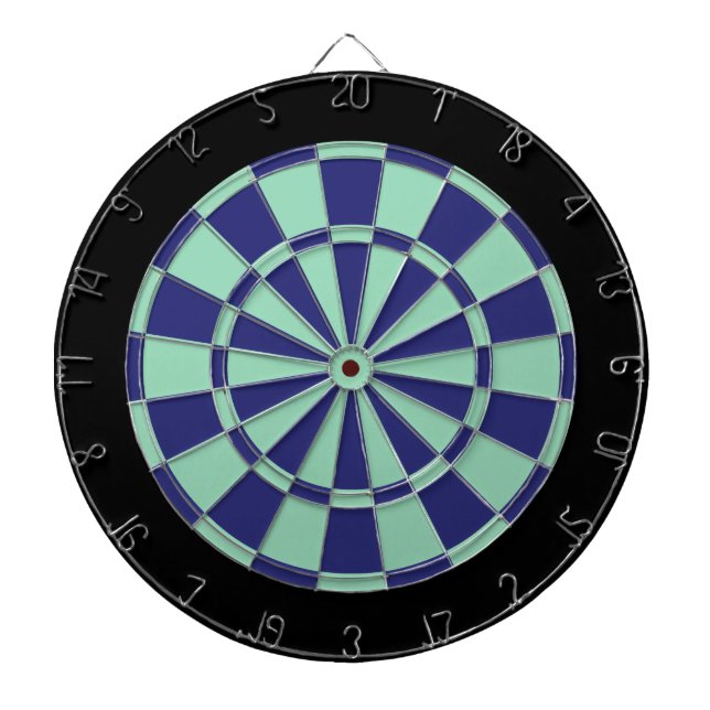 Dart Board: Minze grün, Navy Blau und Black Dartscheibe (vorne)