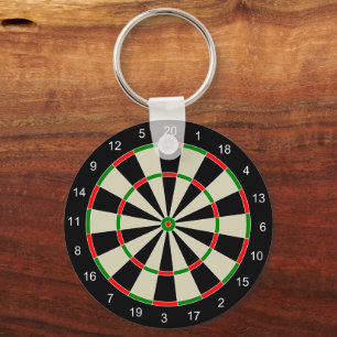 Dart Board Schlüsselanhänger