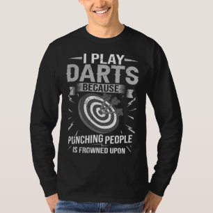 Dart Board Spiel Spieler Dartboard Maschine Sport T-Shirt