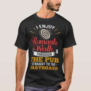 Dart Board Spiel Spieler Dartboard Maschine Sport T-Shirt