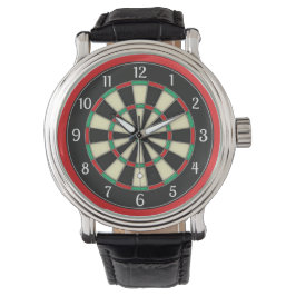 Dart Board Sporty Style Armbanduhr