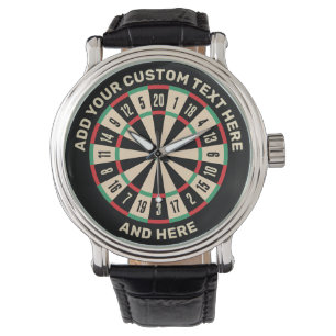 Dart Board Watch Armbanduhr