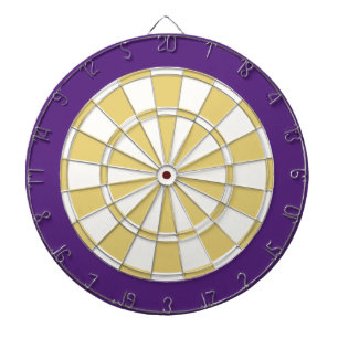 Dart Board: Weiß, alt und Lila Dartscheibe