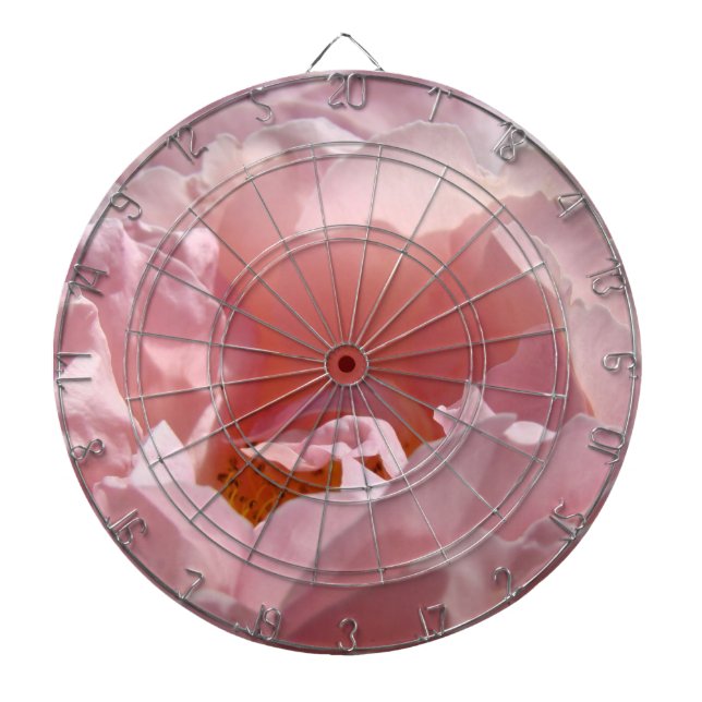 Dart Boards Pink Rose Dartscheibe (vorne)