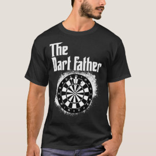 Dart Father for Dart Players oder Dart Teams T-Shirt