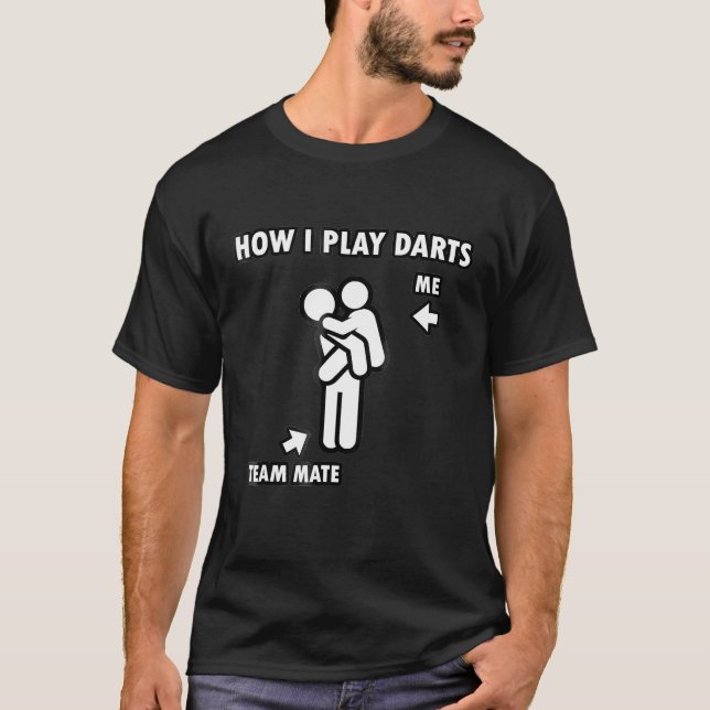 Dart - Funny Darts Shirt Teammate Carry Friend (Vorderseite)