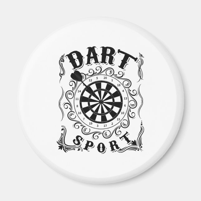 Dart ist mein Sport Magnet (Vorne)