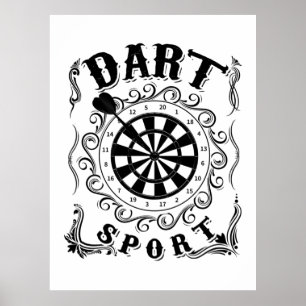 Dart ist mein Sport Poster