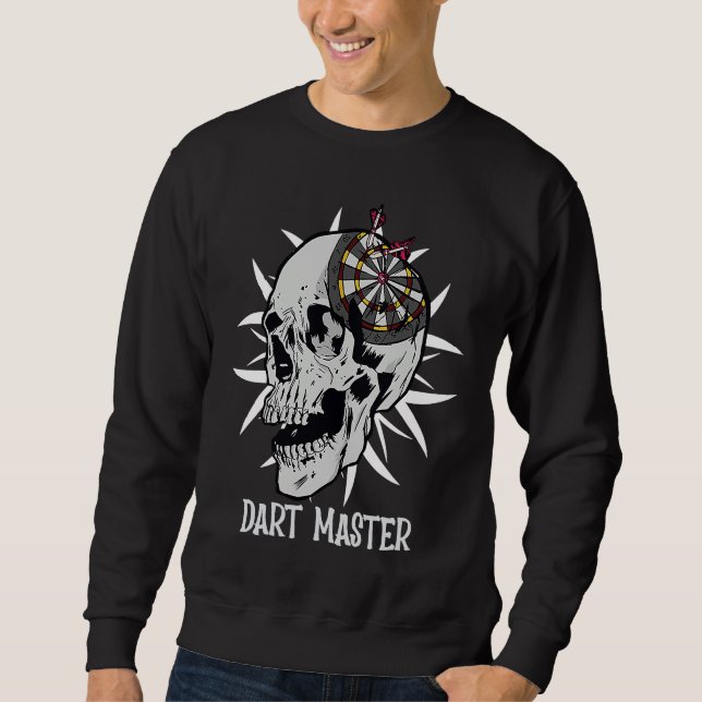 Dart Master Dart Games Throw Dart Darts Sweatshirt (Vorderseite)