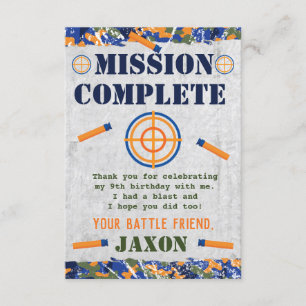 Dart Military Birthday Party Card Günstige Karte