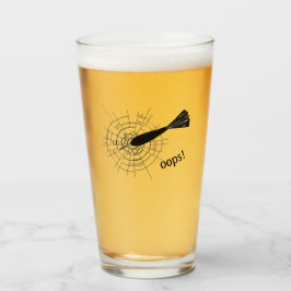 Dart Oops fehlte gebrochen Glas