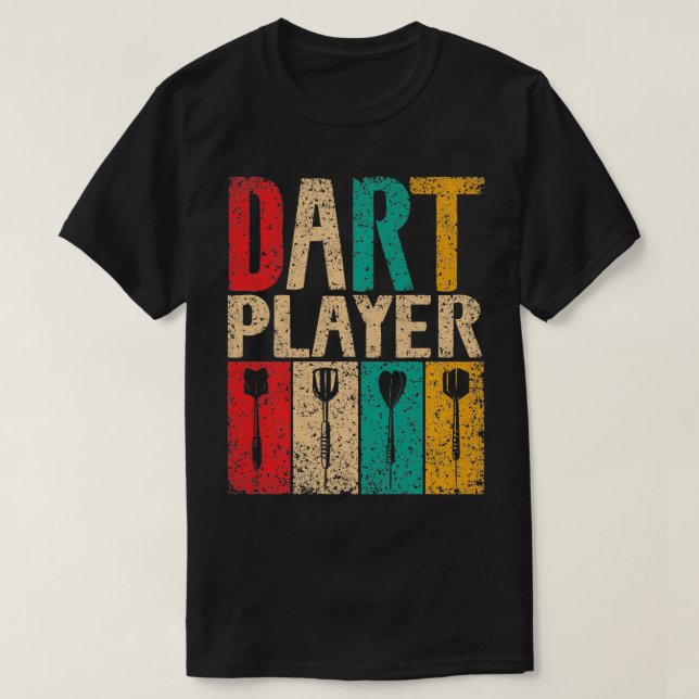 Dart Player Throw Lover Darts Dart T-Shirt (Design vorne)