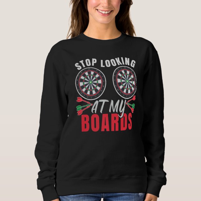 Dart Player Women Dart Sweatshirt (Vorderseite)