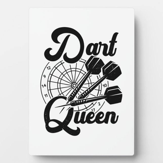 Dart Queen Fotoplatte (Vorderseite)