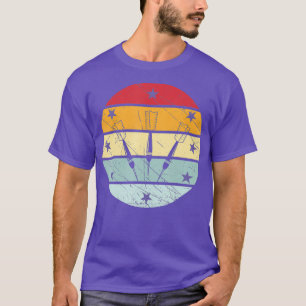 Dart Retro Darts Arrow Vintag Bullseye Darter T-Shirt