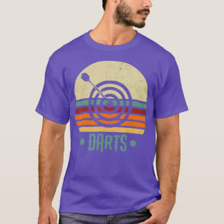 Dart Retro Darts Pfeil Vintage Bullseye Darter T-Shirt